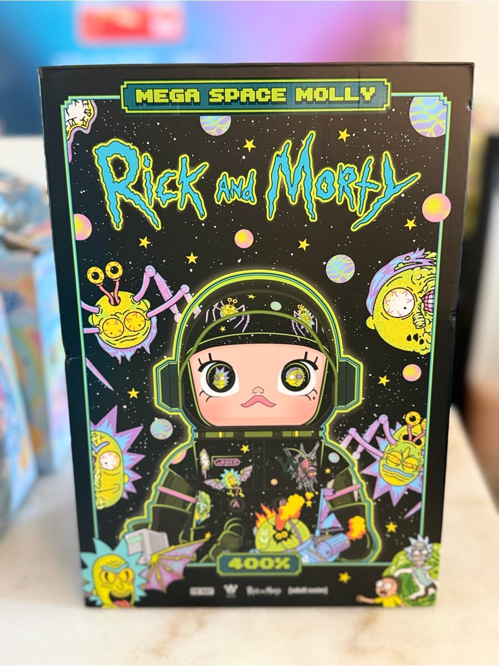 Mega Space Molly Rick and Morty Collectible Figure - Black & Neon